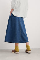 Seasalt Restharrow Denim Skirt - Mid Wash