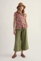 Seasalt Rushmaker Shirt - Red Hot Poker Chalk
