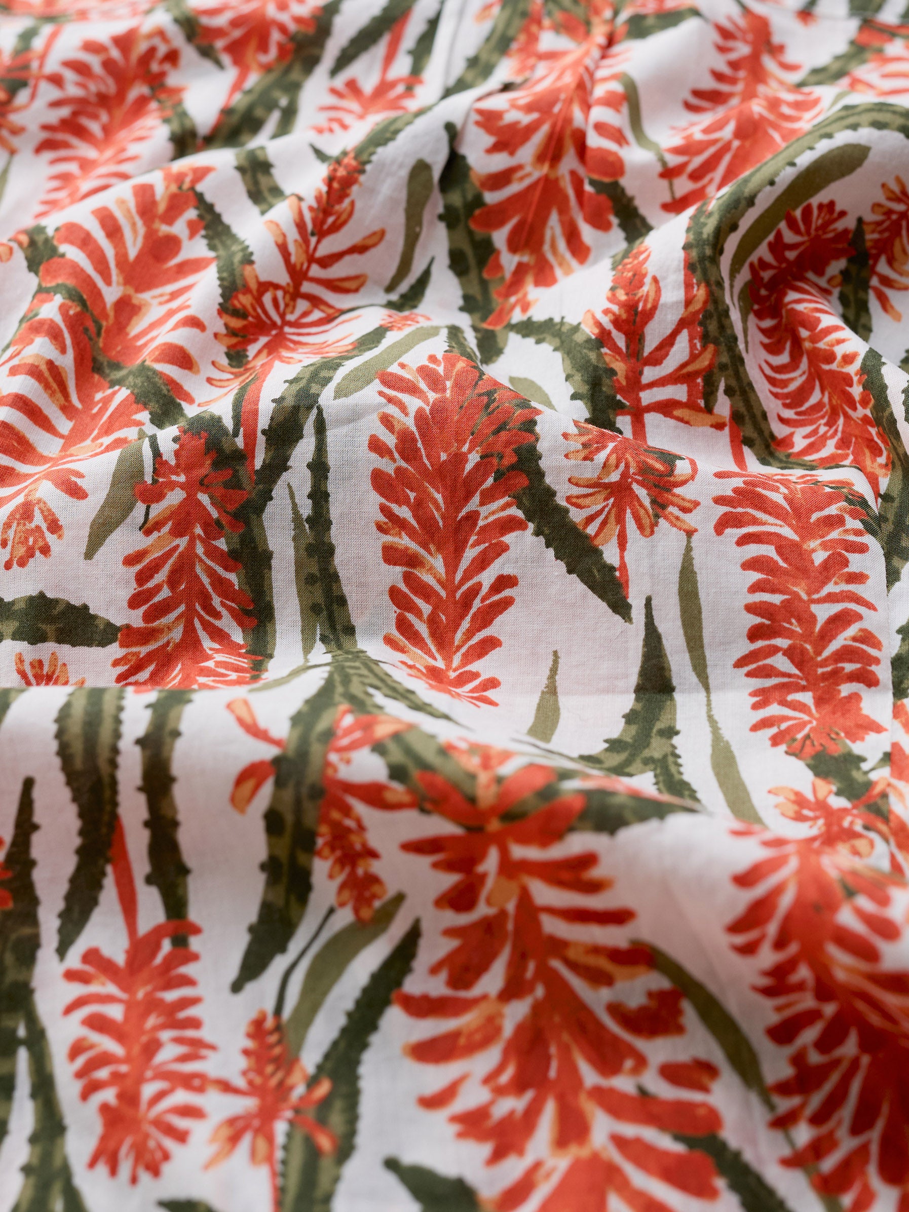 Seasalt Rushmaker Shirt - Red Hot Poker Chalk