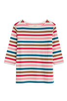 Seasalt Sailor 3/4 Sleeve Top - Quad Scallion Pink Sky