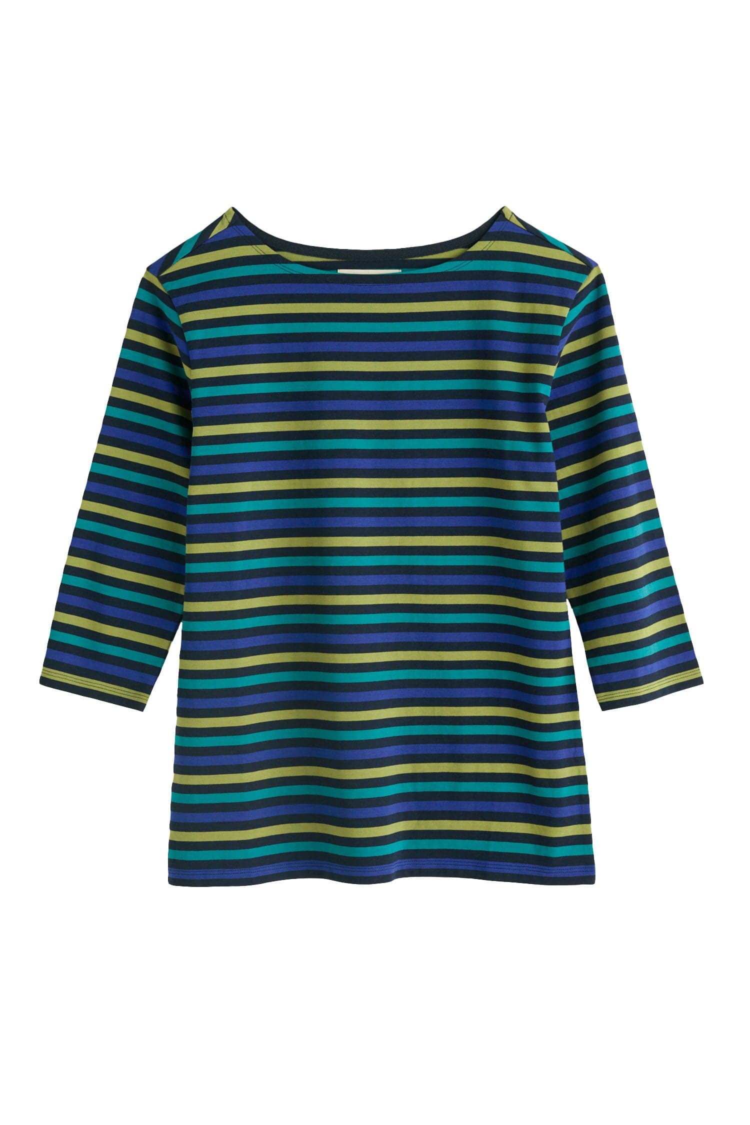 Seasalt Sailor 3/4 Sleeve Top - Tri Mini Cornish Emulsion