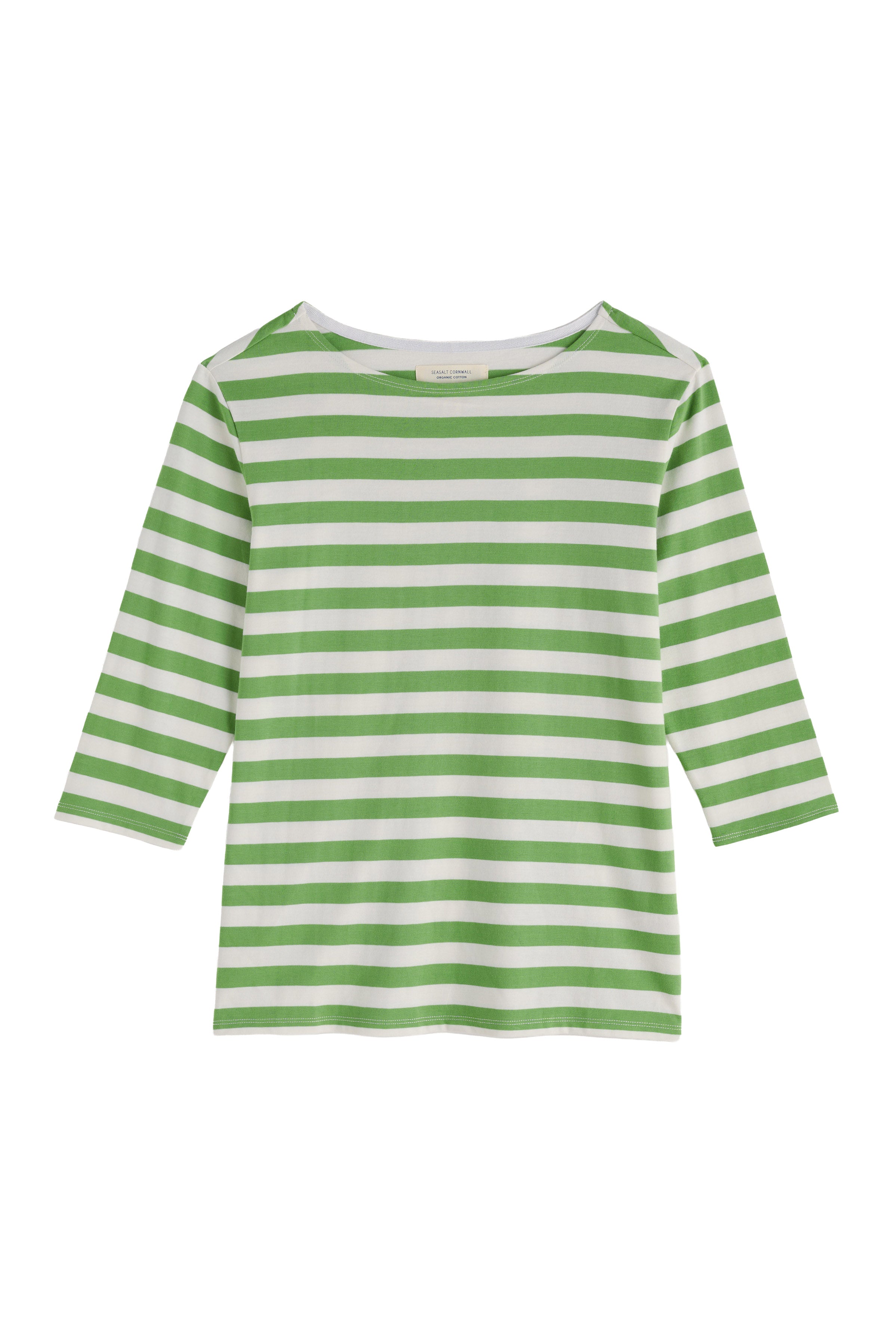 Seasalt Sailor Organic Cotton Jersey Top - Scallion Clover Leaf