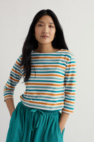 Seasalt Sailor Organic Cotton Jersey Top - Tri Mini Cornish Deep Dive