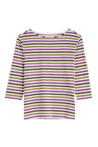 Seasalt Sailor Organic Cotton Jersey Top - Tri Mini Cornish Fennel