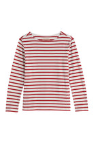 Seasalt Sailor Shirt - Breton Deep Rust