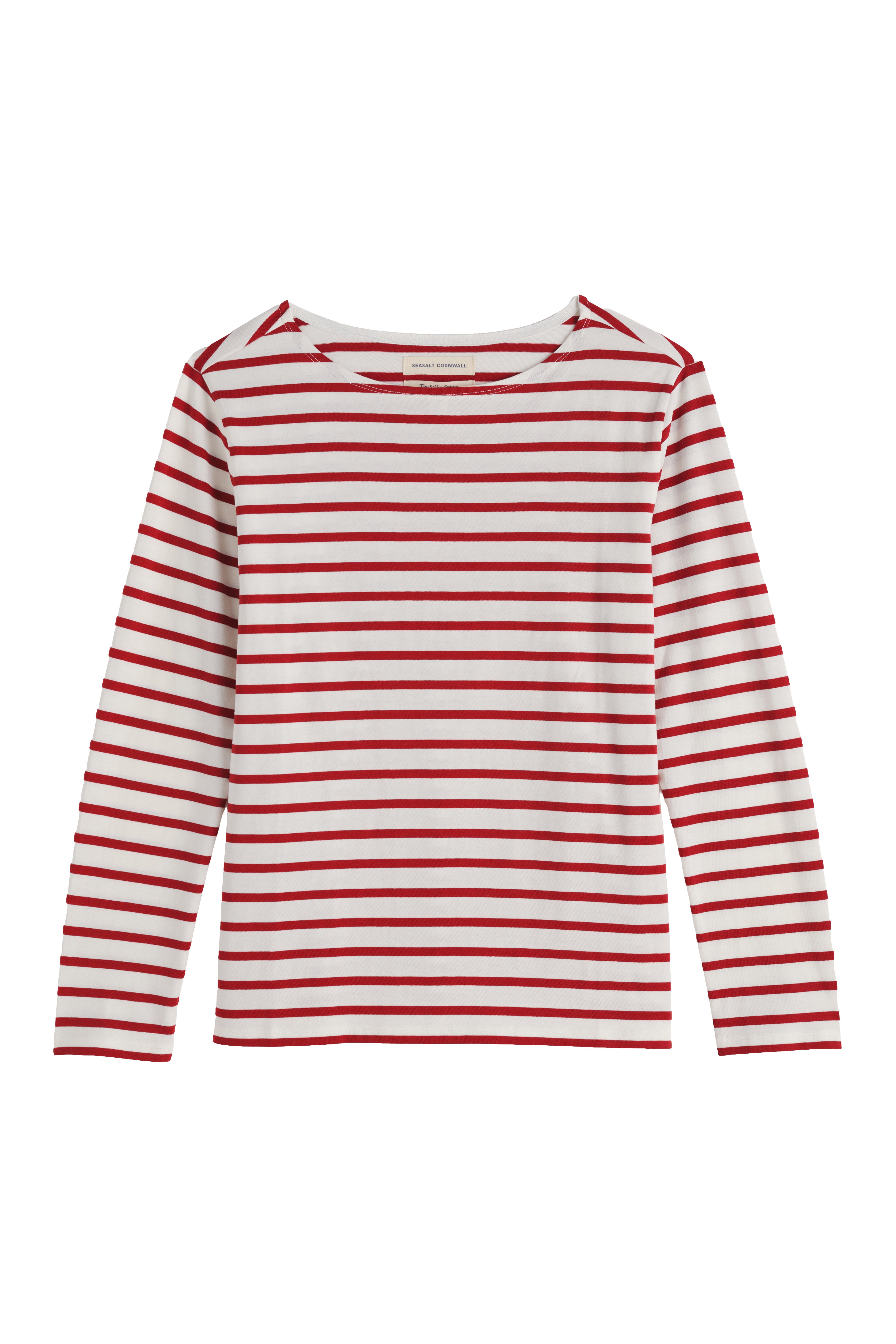 Seasalt Sailor Shirt - Breton Deep Rust