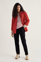 Seasalt Sailor Shirt - Breton Deep Rust