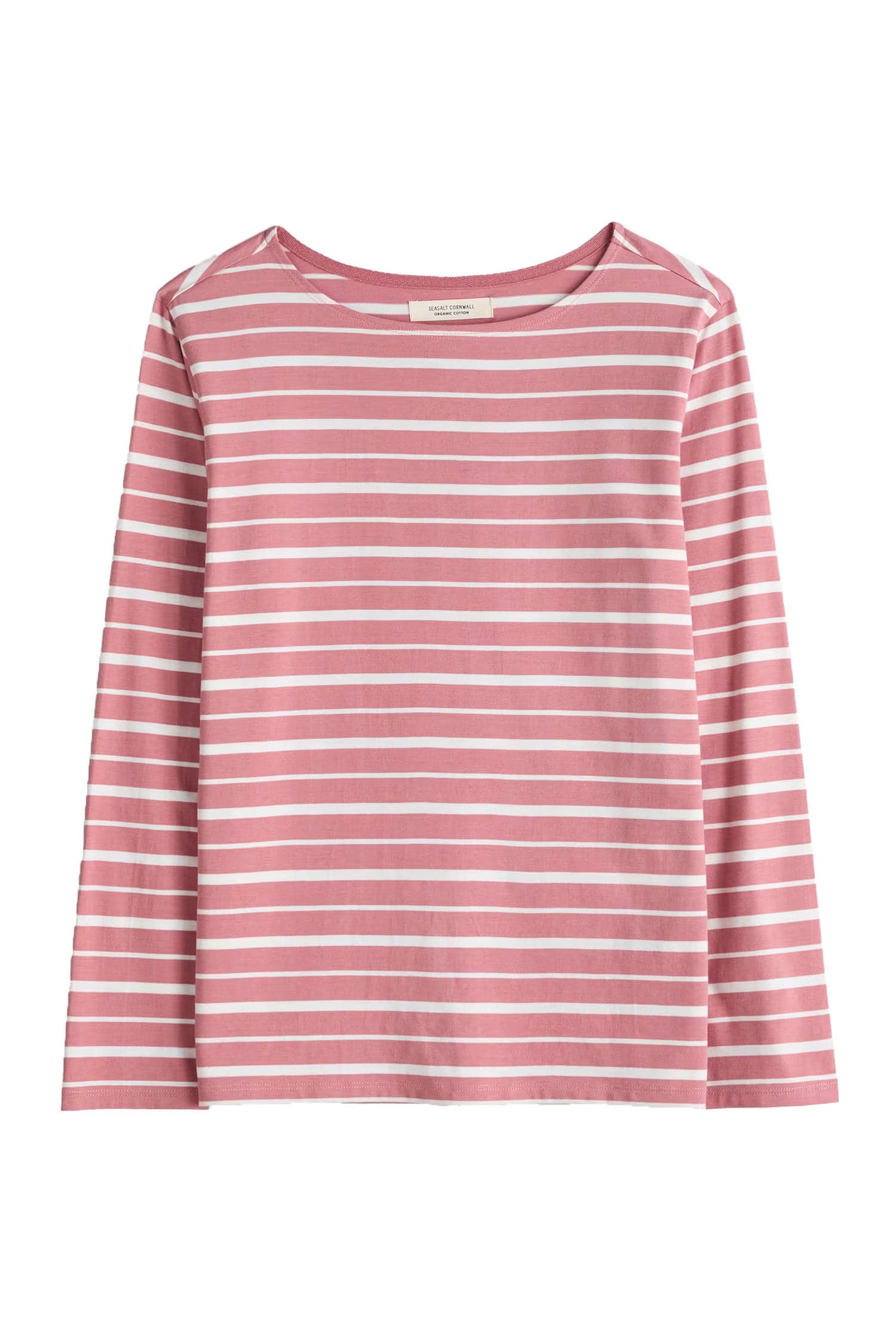 Seasalt Sailor Shirt - Falmouth Shore Pink Grass Chalk
