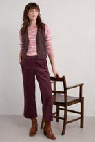 Seasalt Sailor Shirt - Falmouth Shore Pink Grass Chalk