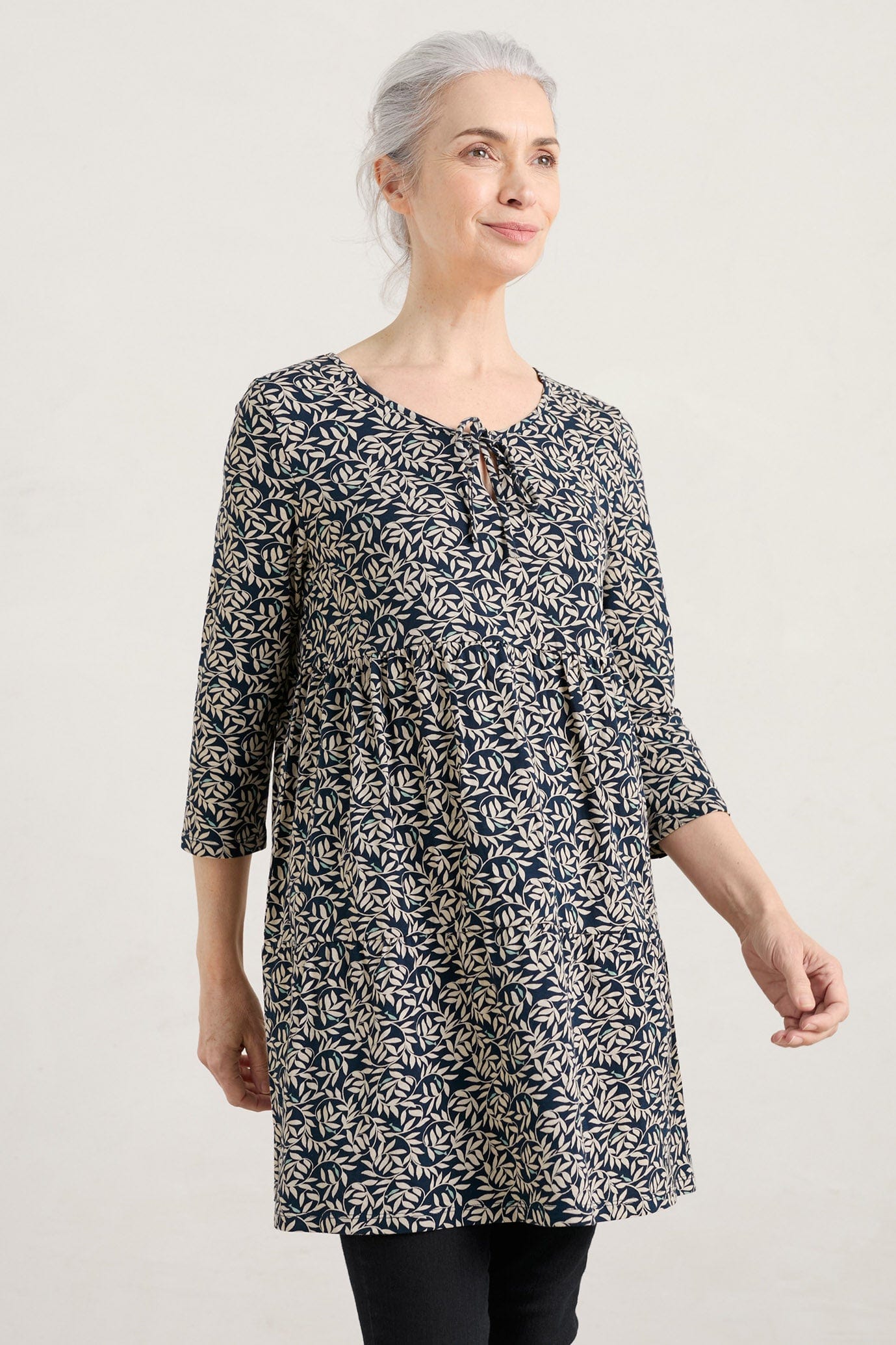 Seasalt Salt Sands Tunic - Fish Swirl Maritime