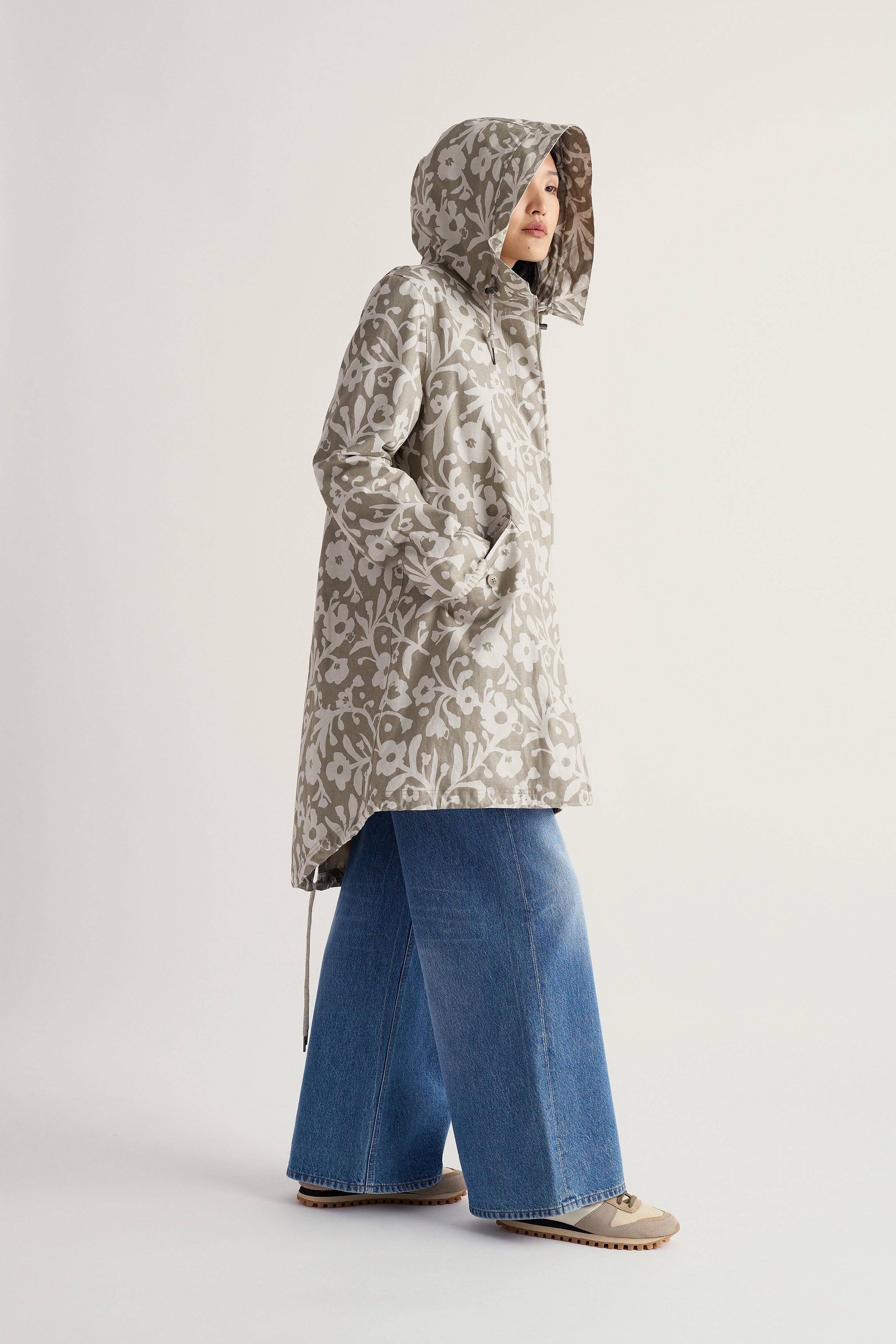 Seasalt Seafaring Waterproof Coat - Blotted Anemone Seed