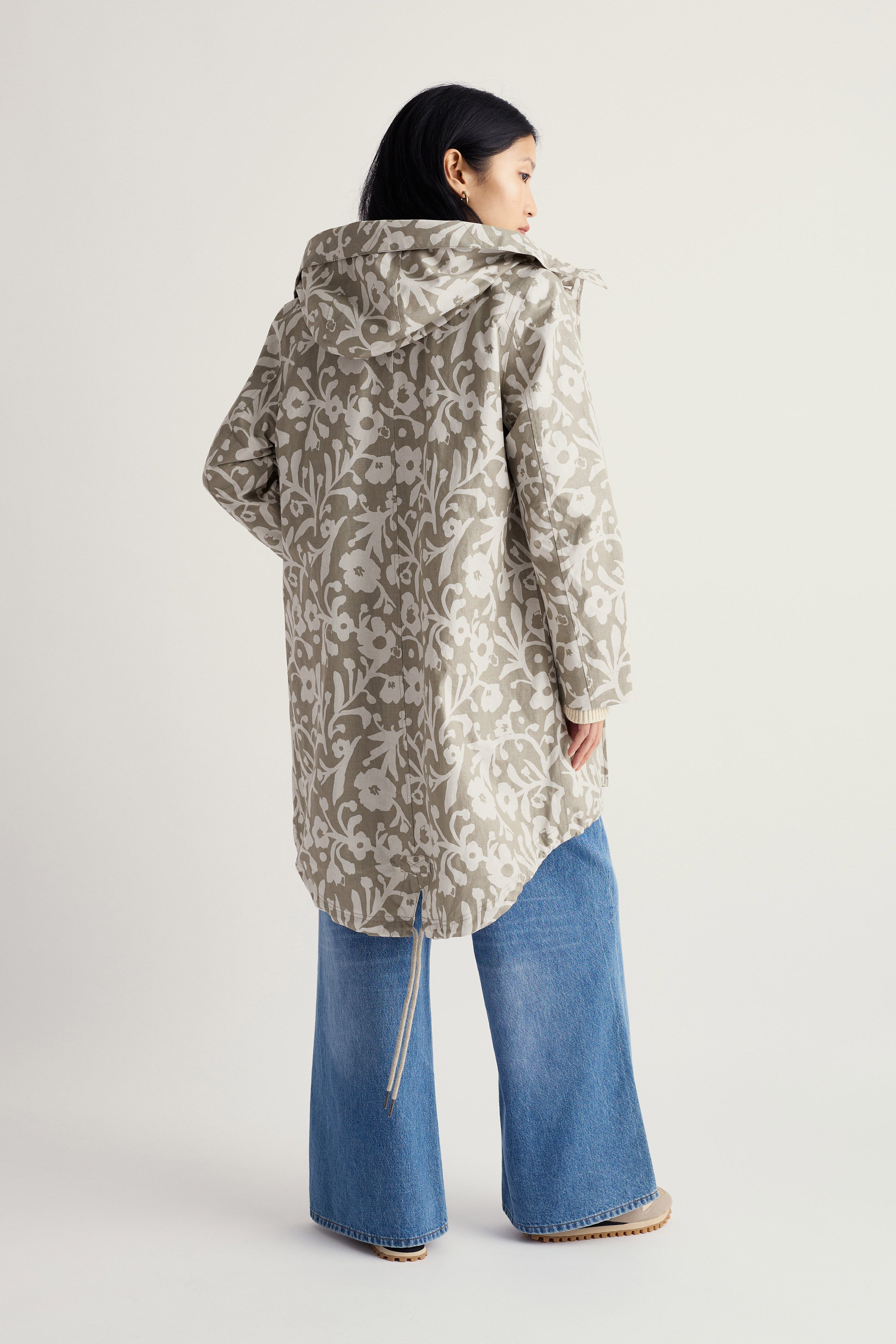 Seasalt Seafaring Waterproof Coat - Blotted Anemone Seed