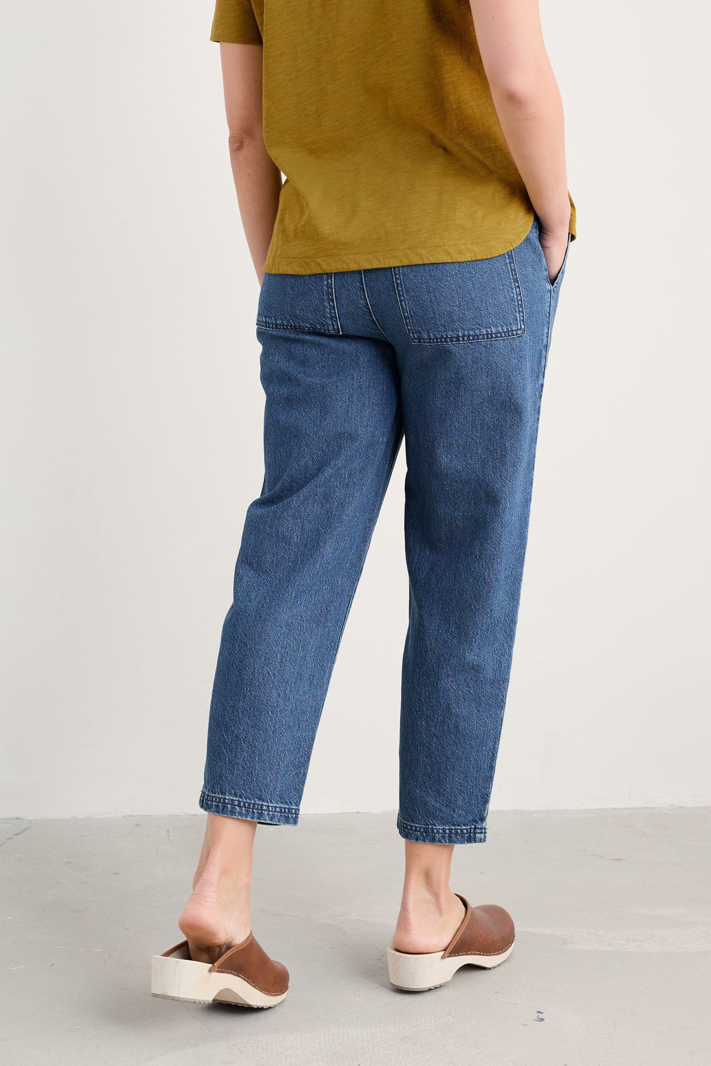 Seasalt Sholl Trousers - Mid Wash