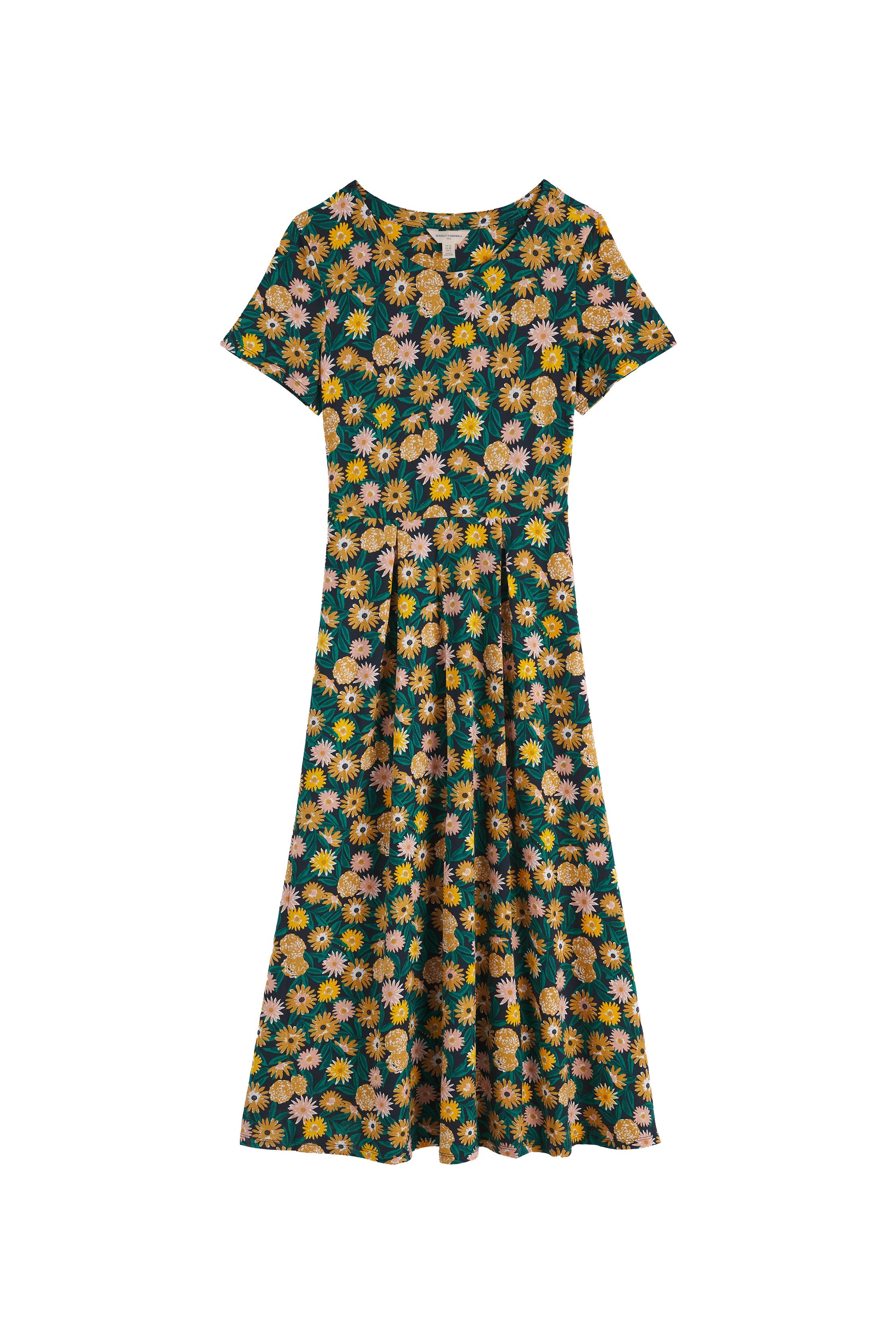 Seasalt Short Sleeve Veronica Dress - Marigold Meadow Inkwell