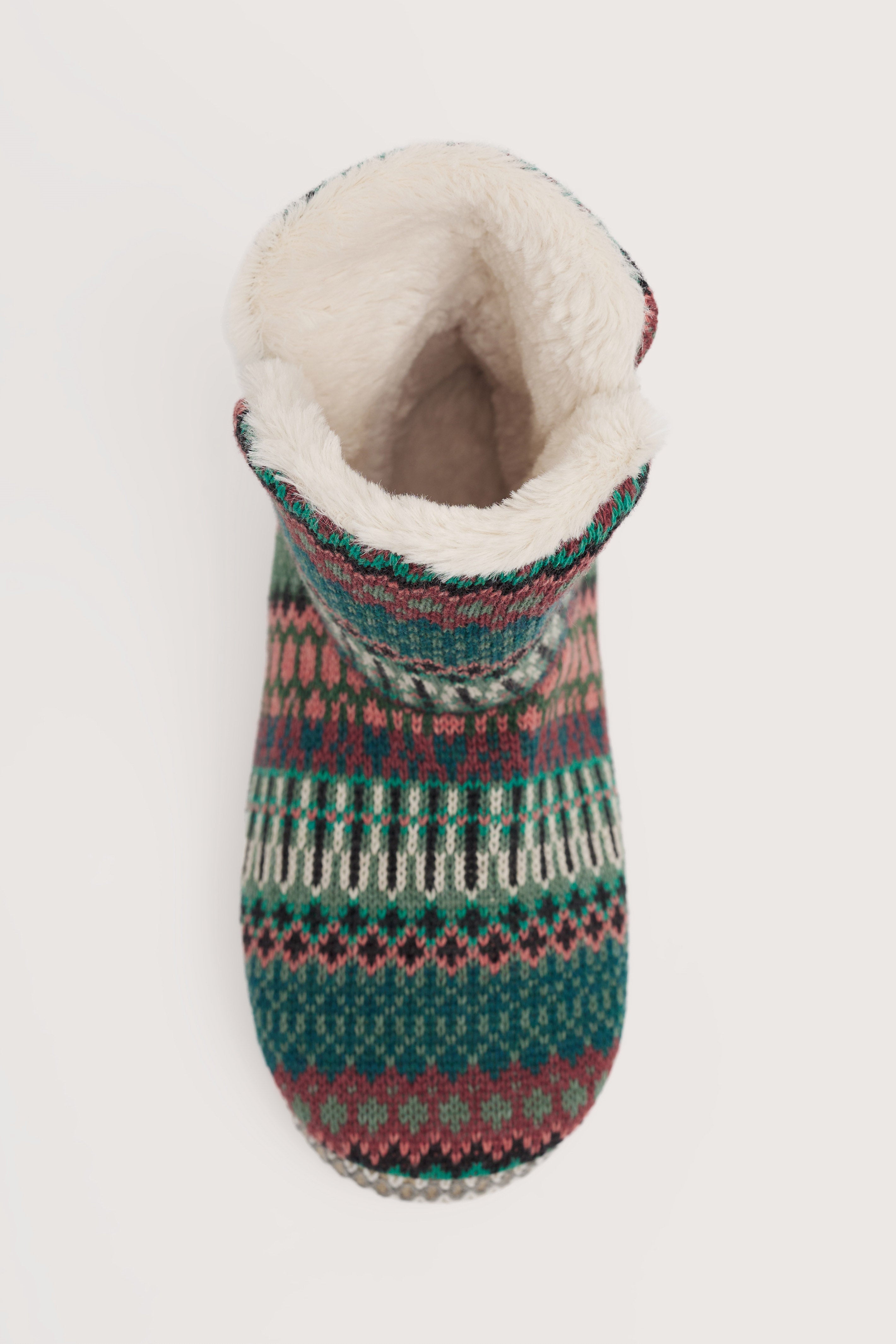 Seasalt Snooze Slipper Booties - Weaving Needle Dark Forage
