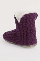 Seasalt Starry Night Slipper Booties - Grape