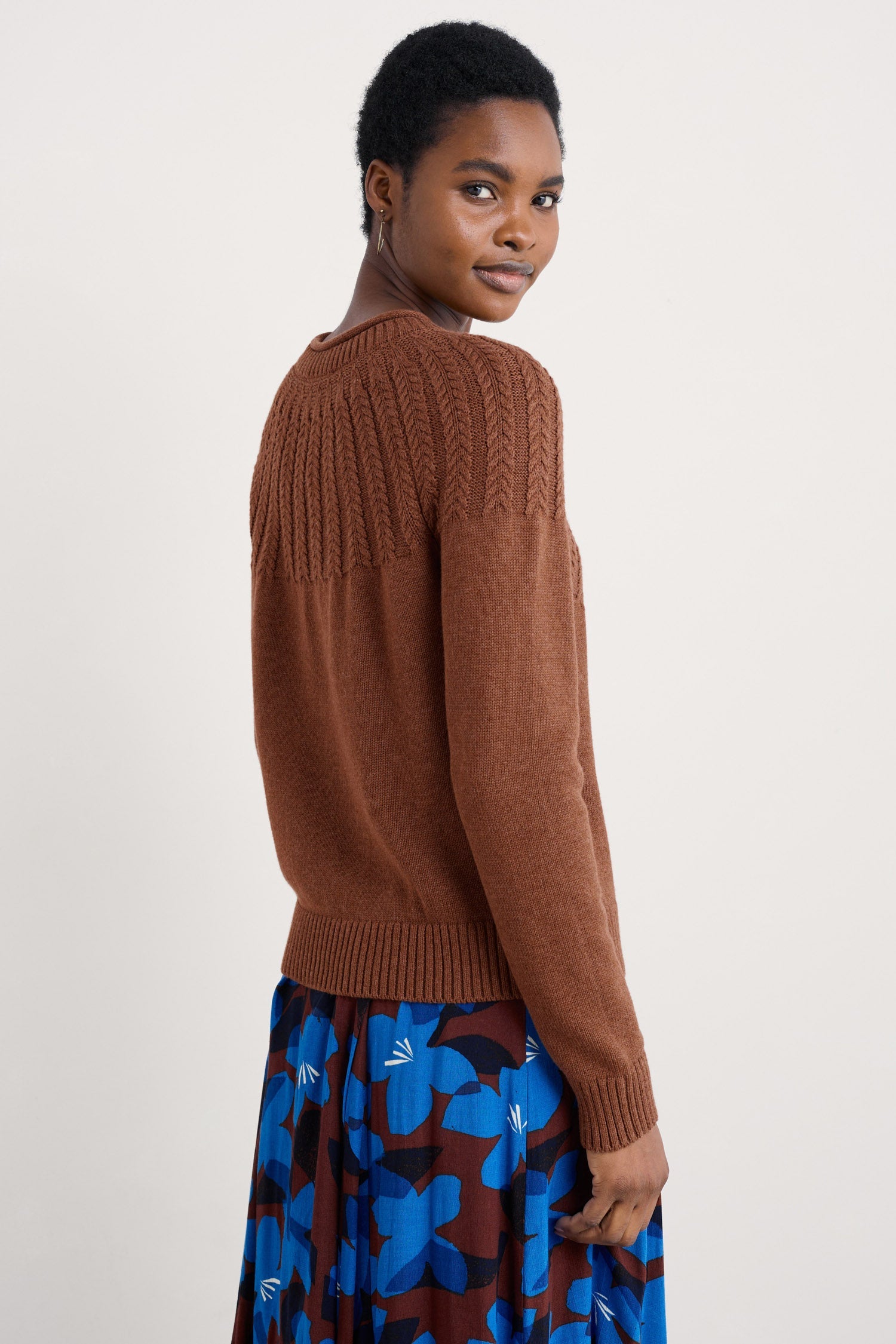 Seasalt Stone Chat Jumper - Dark Flax