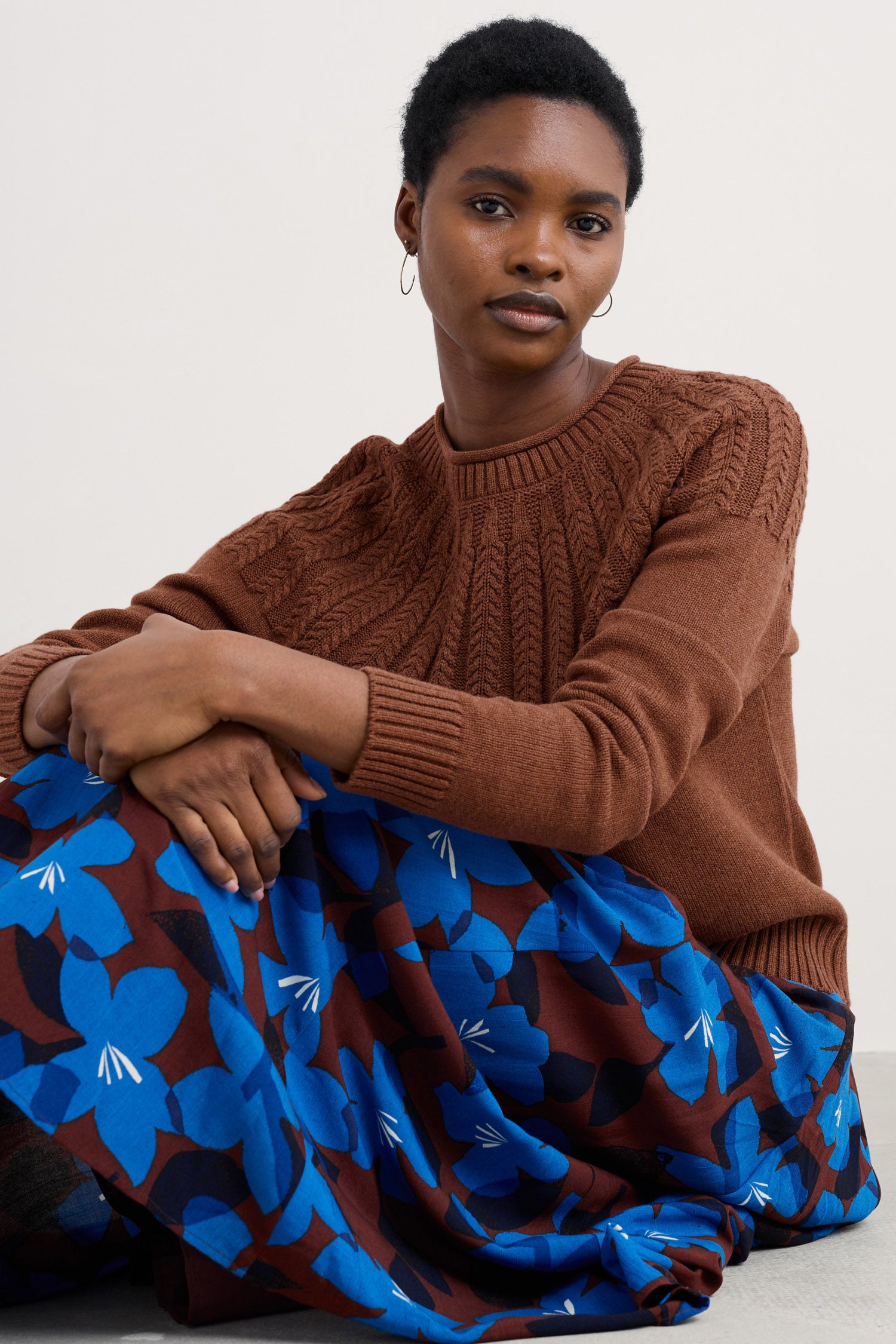 Seasalt Stone Chat Jumper - Dark Flax