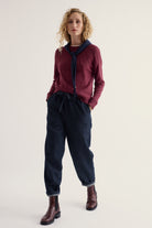 Seasalt Stone Chat Jumper - Plum Berry