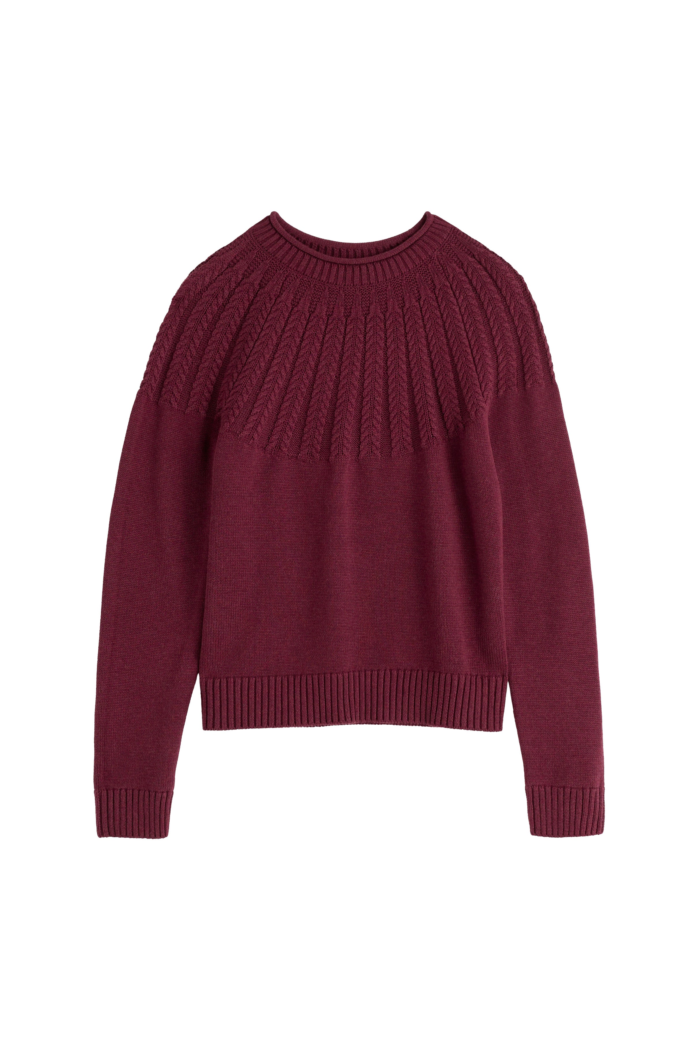 Seasalt Stone Chat Jumper - Plum Berry