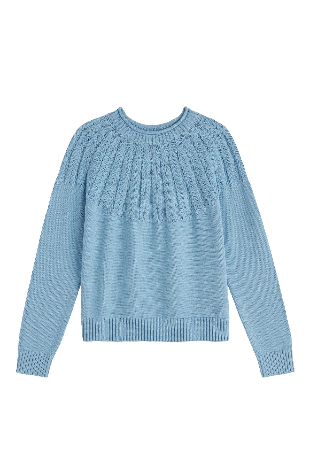 Stone Chat Jumper - Spring Sky - UK 8