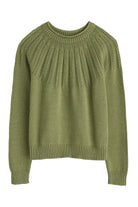 Seasalt Stone Chat Organic Cotton Jumper - Moss