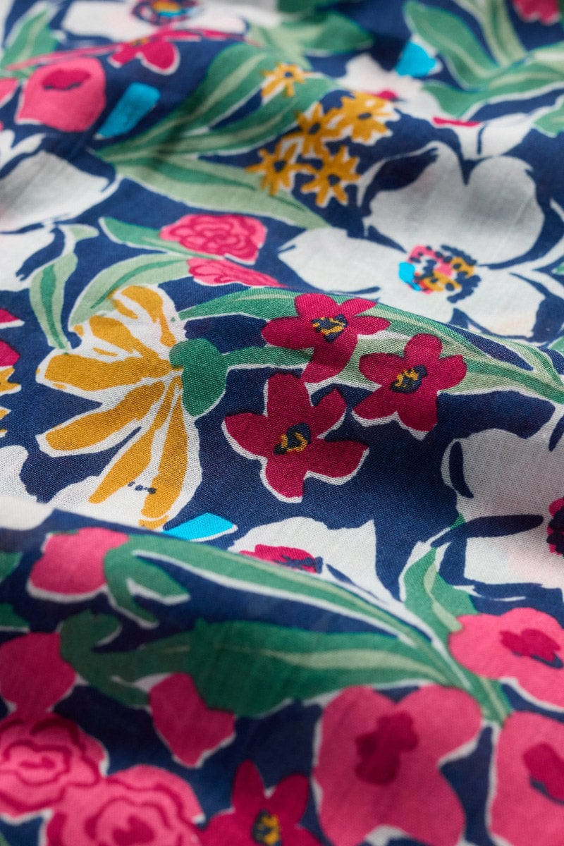 Seasalt Summer Scarf - Garden Flowers Night B-AC31409_35342_OS