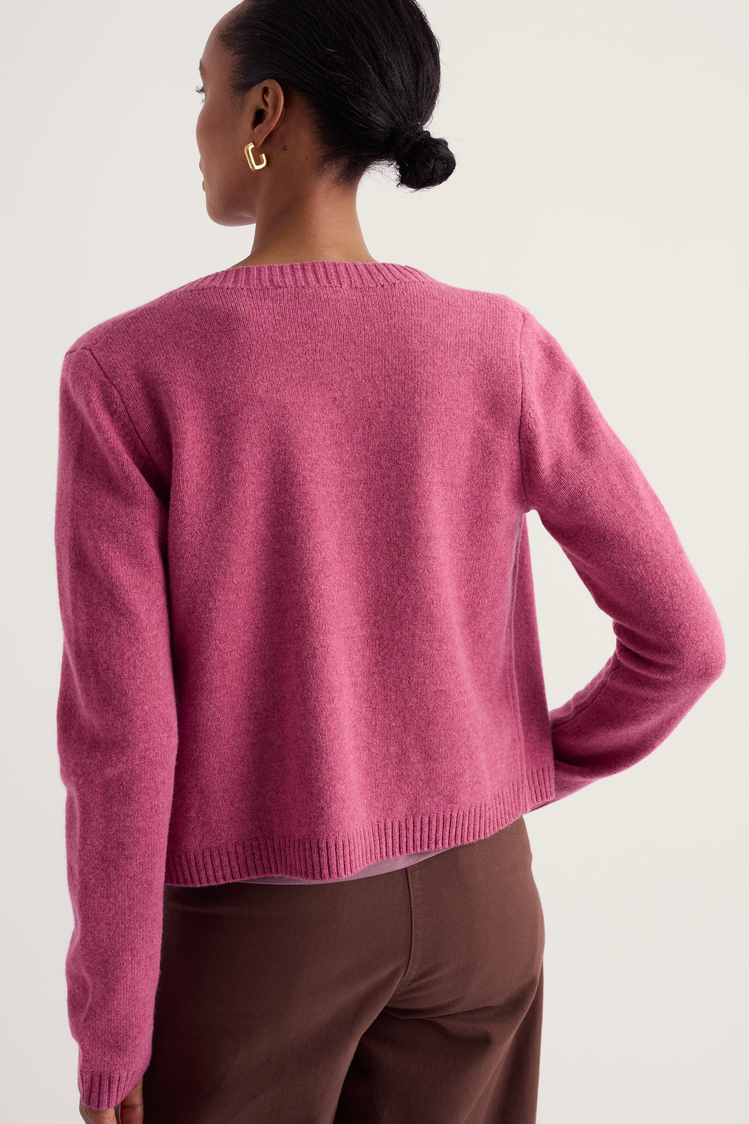 Seasalt Tern Tide Merino Blend Cardigan - Rosa