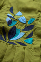 Seasalt Thornapple Organic Cotton Embroidered Shirt - Dark Citron