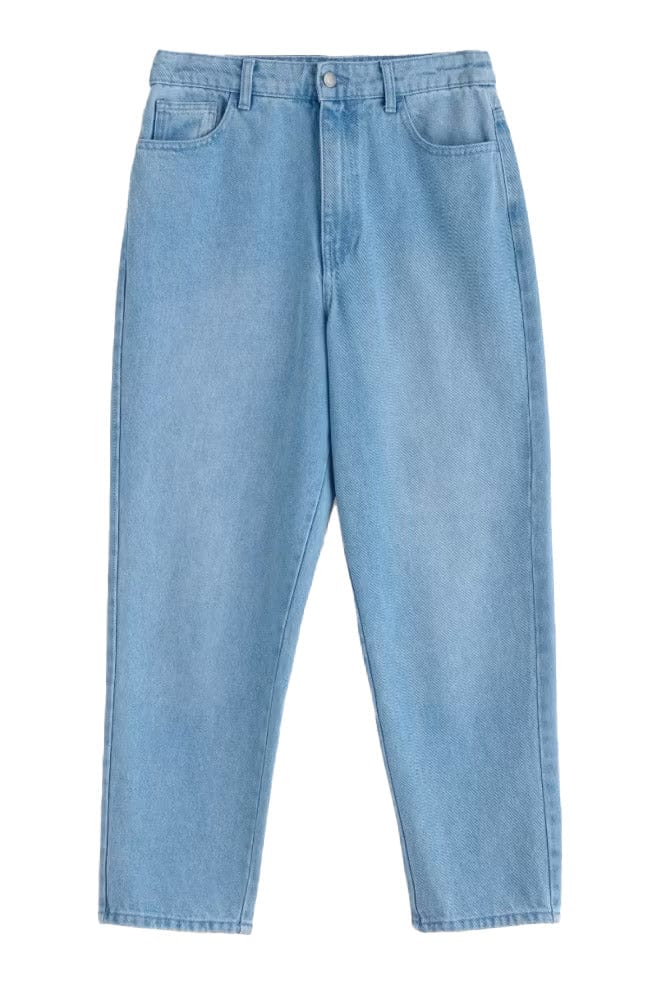 Seasalt Towan Barrel Leg Jeans - Light Wash High Twist