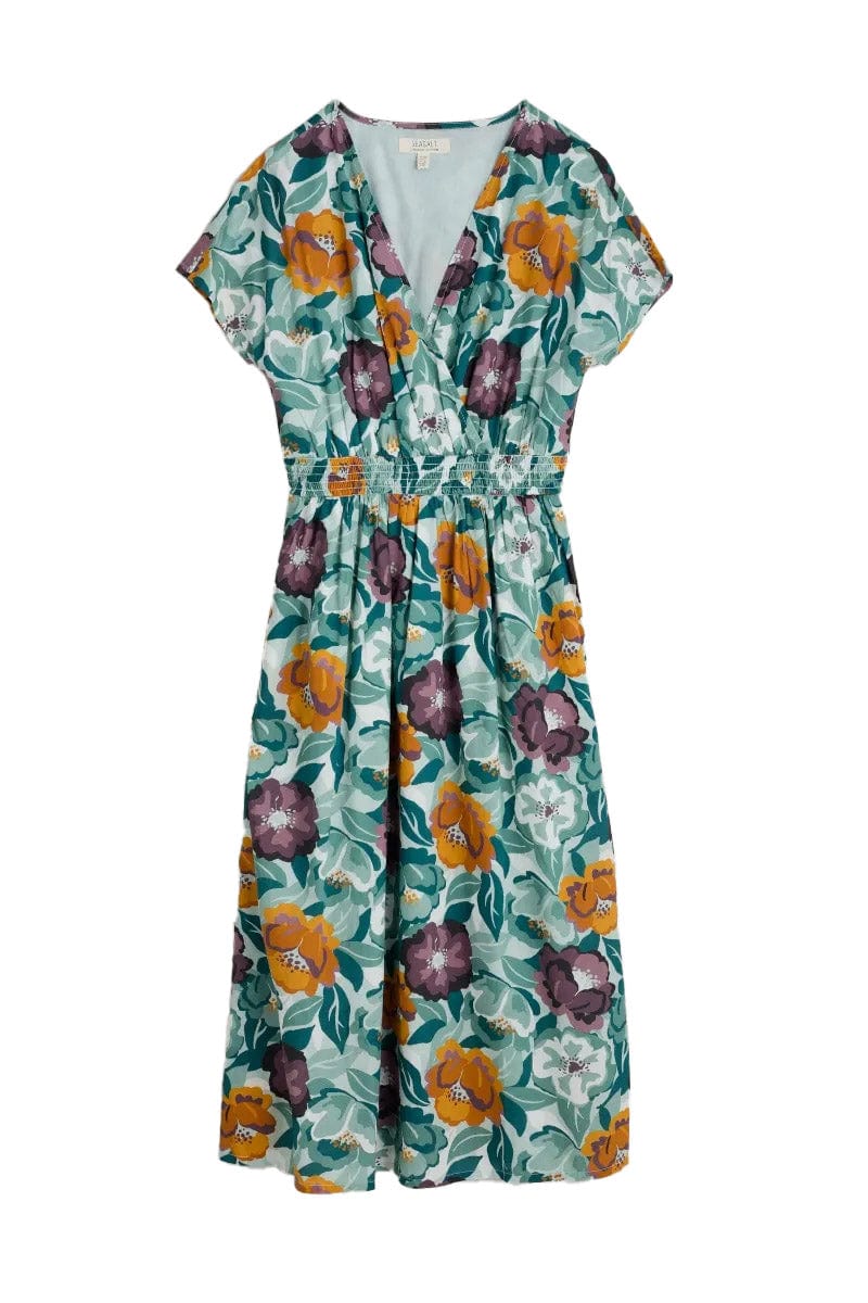 Seasalt Tresillian Walk Dress - Collage Floral Seahorse