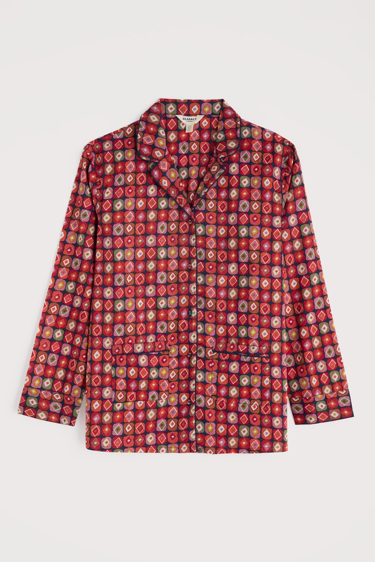 Seasalt View Point Pyjamas - Printed Diamonds Mix