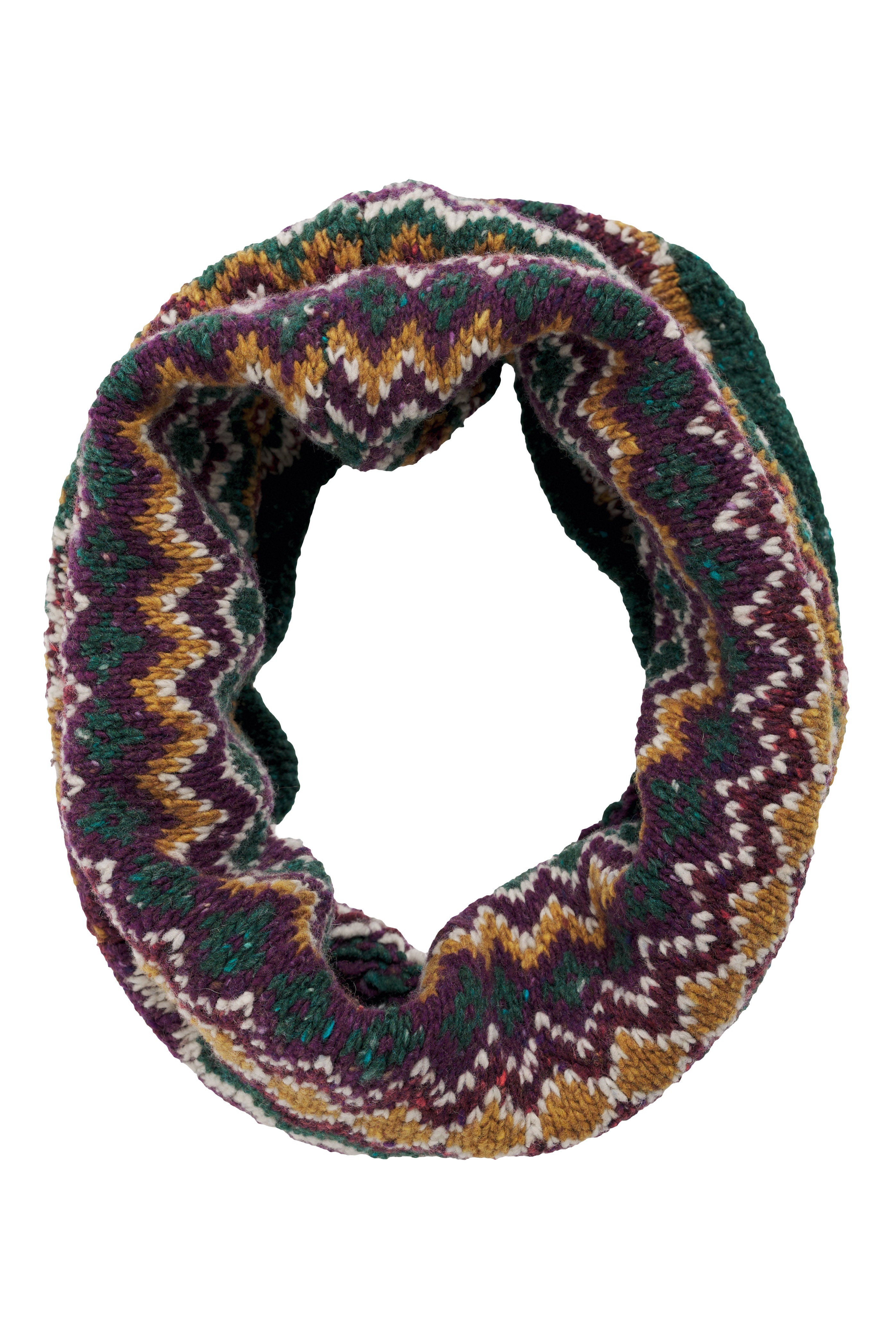 Seasalt Weatherhill Fair Isle Wool Blend Snood - Modernist Dark Wreckage Multi B-AC37549_37121_OS