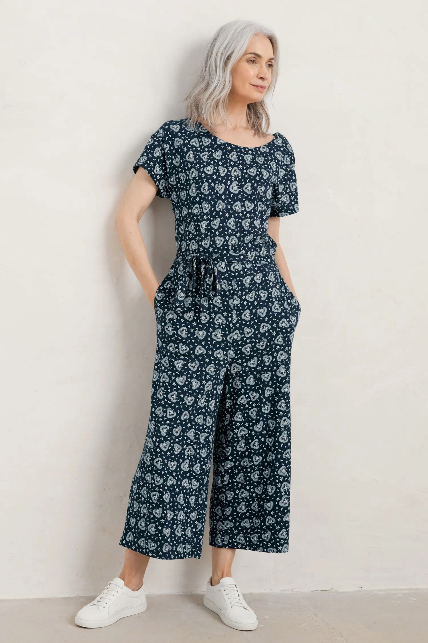 Seasalt Westlight Jumpsuit - Dandelion Head Maritime