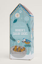 Seasalt Women's Sailor Socks Box of 4 - Birds Redstart Mix B-AC35360_34261_OS