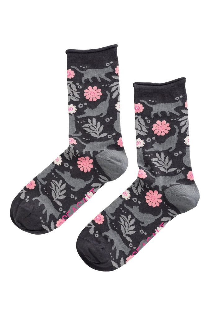 Seasalt Womens Arty Socks - Campanula Nickel B-AC00412_29179_OS