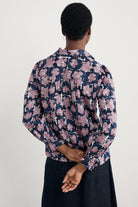 Seasalt Ysella Blouse - Monoprint Floral Maritime
