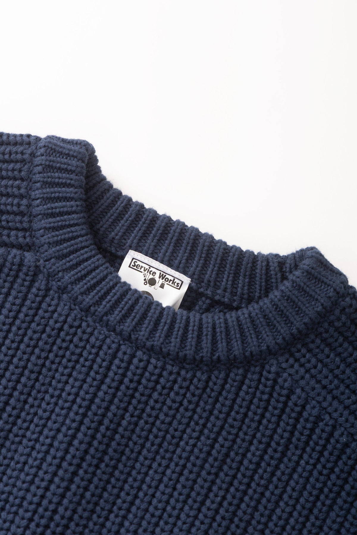 Service Works Artichoke Chunky Knit - Navy