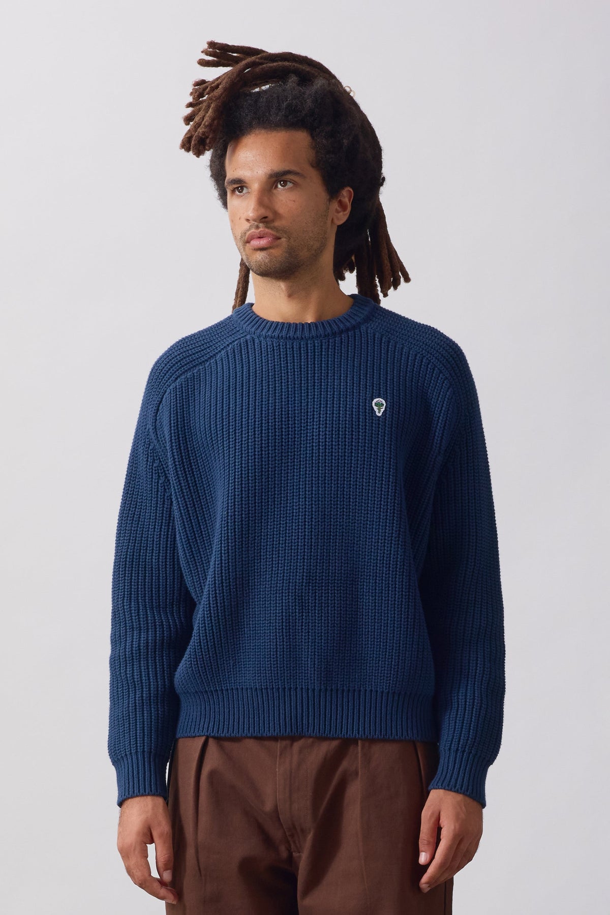Service Works Artichoke Chunky Knit - Navy