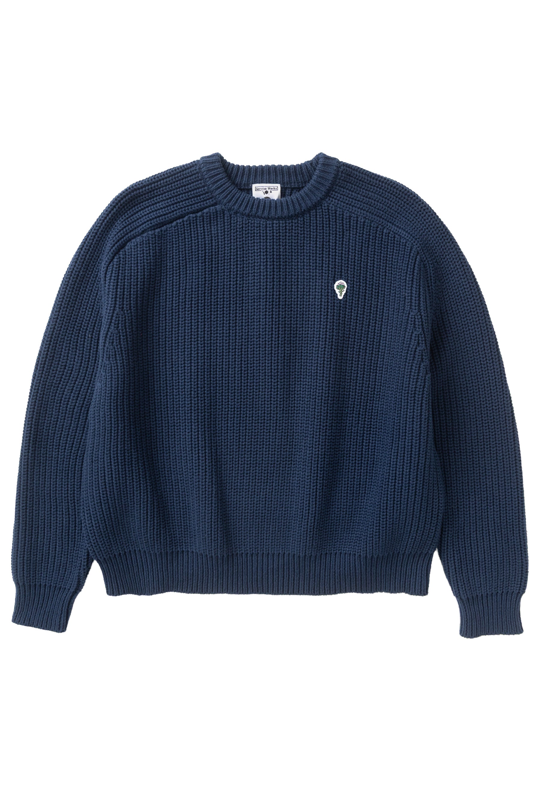 Service Works Artichoke Chunky Knit - Navy