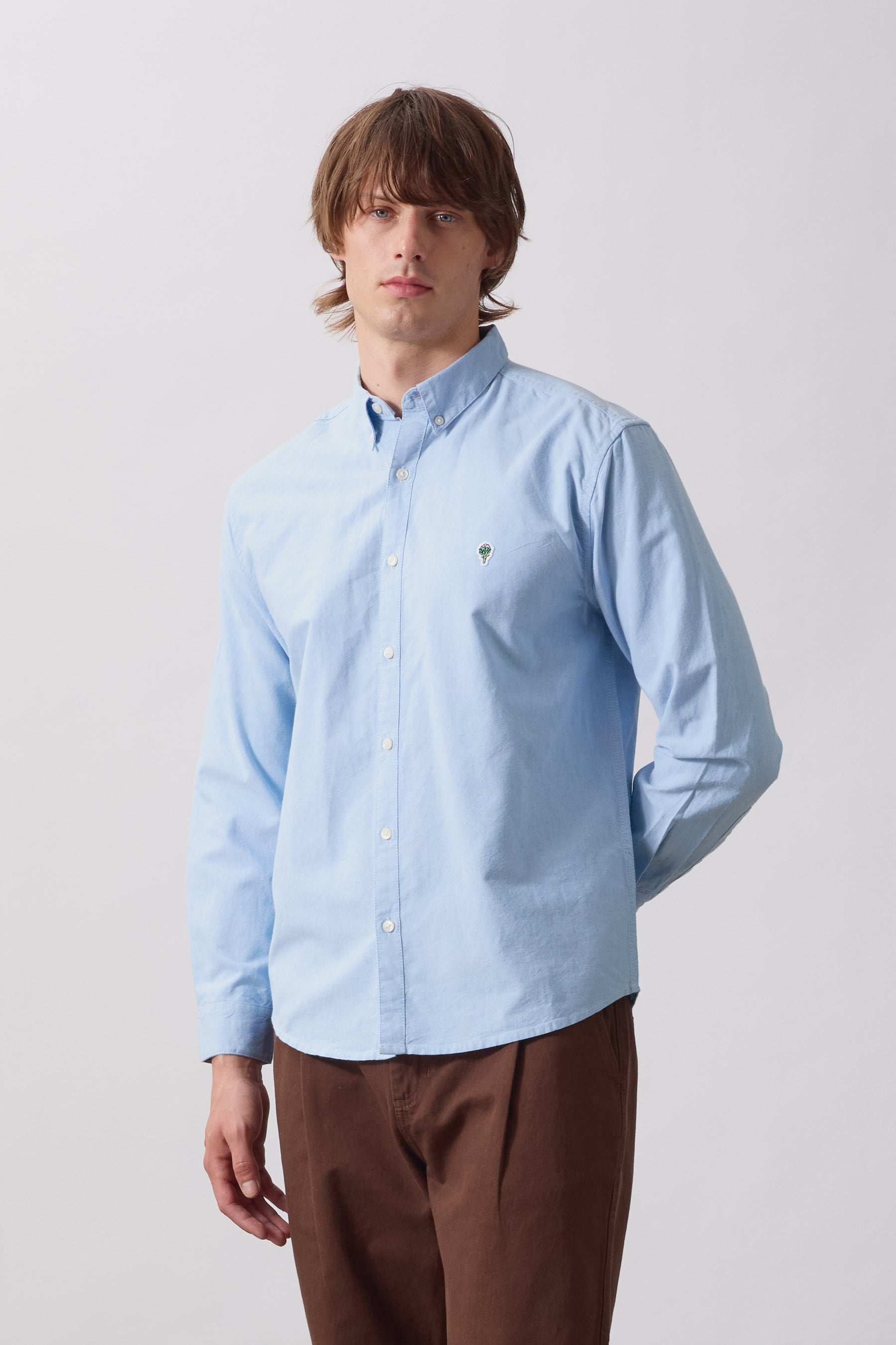 Service Works Artichoke Oxford Shirt - Blue