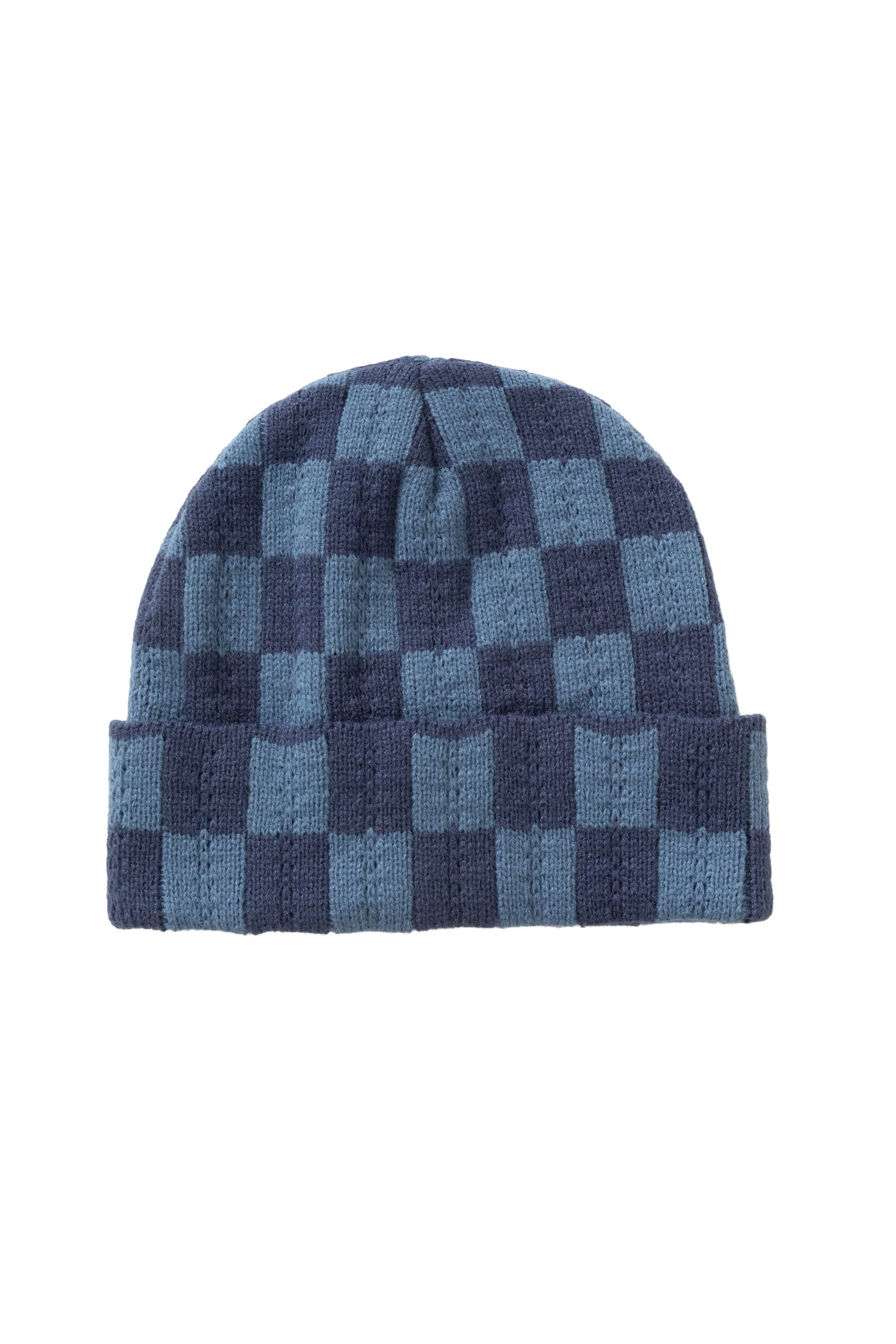 Service Works Chunky Check Beanie - Navy SW380_NVY_OS