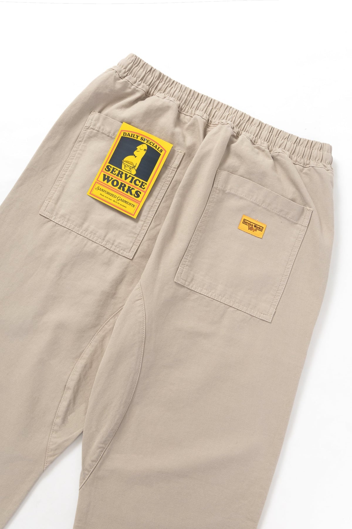 Service Works Classic Chef Pants - Stone