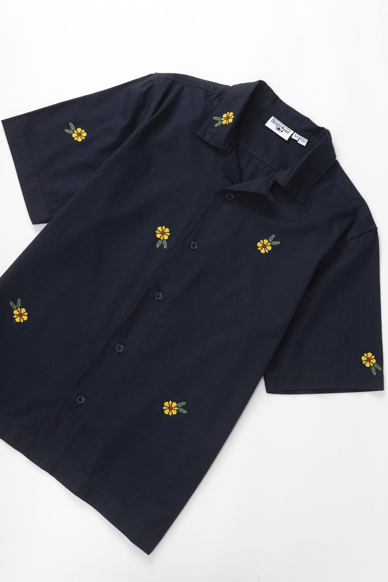 Service Works Cross Stitch Shirt - Dark Navy