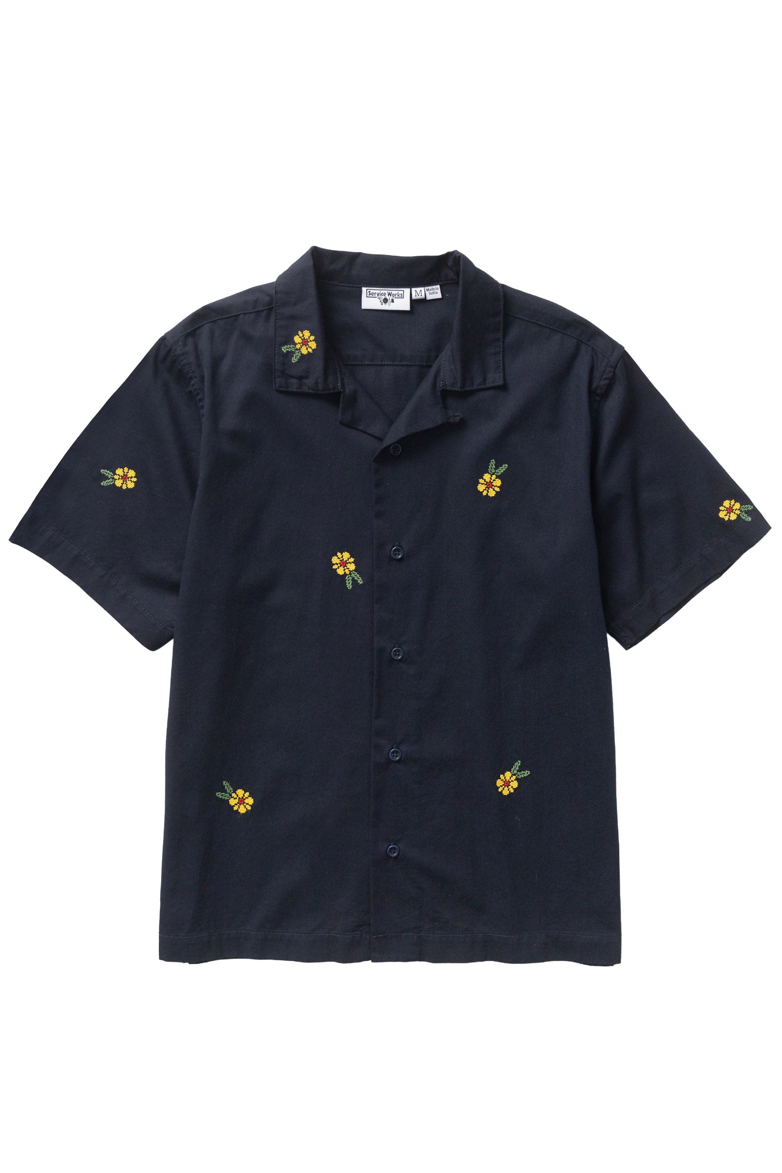 Service Works Cross Stitch Shirt - Dark Navy