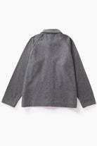 Service Works Flannel FOH Overshirt - Charcoal
