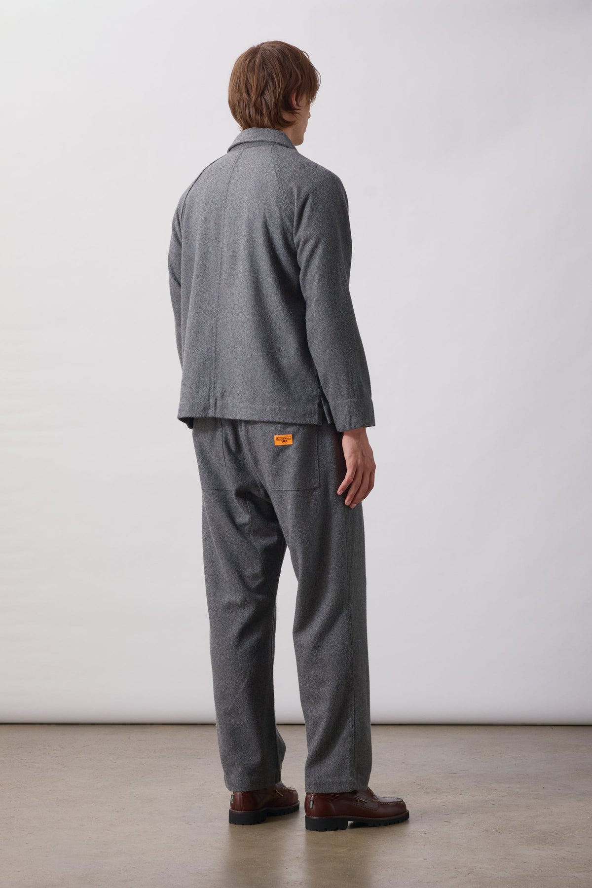 Service Works Flannel FOH Overshirt - Charcoal