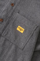 Service Works Flannel FOH Overshirt - Charcoal