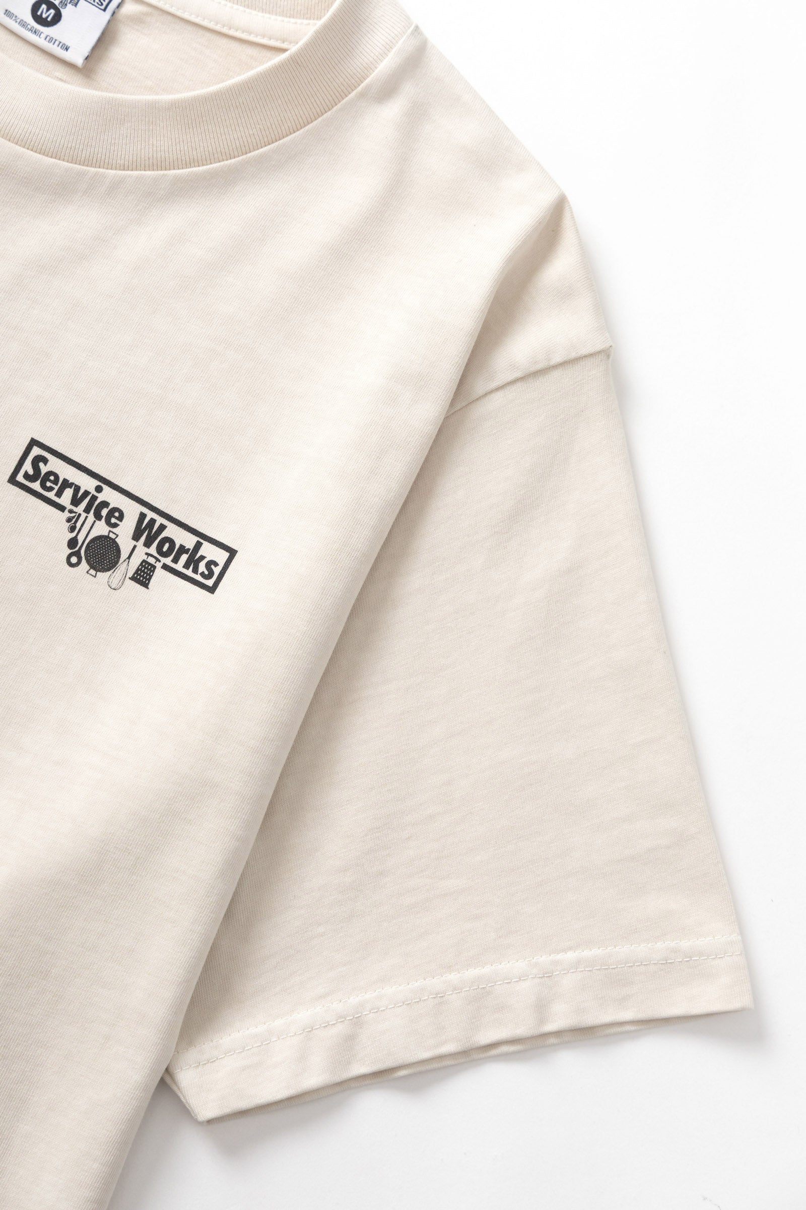 Service Works Pigment Dyed Trademark Tee - Natural