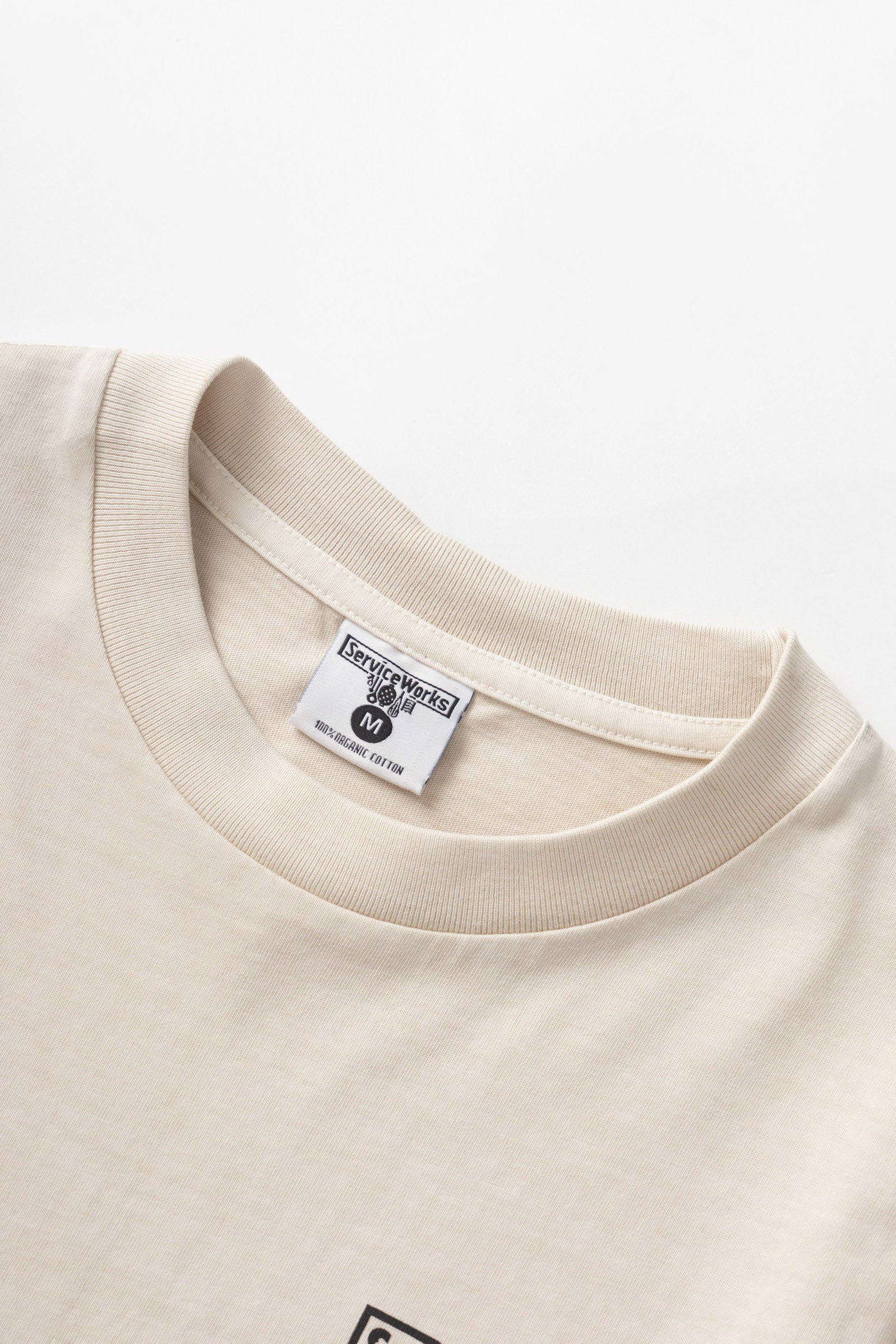 Service Works Pigment Dyed Trademark Tee - Natural
